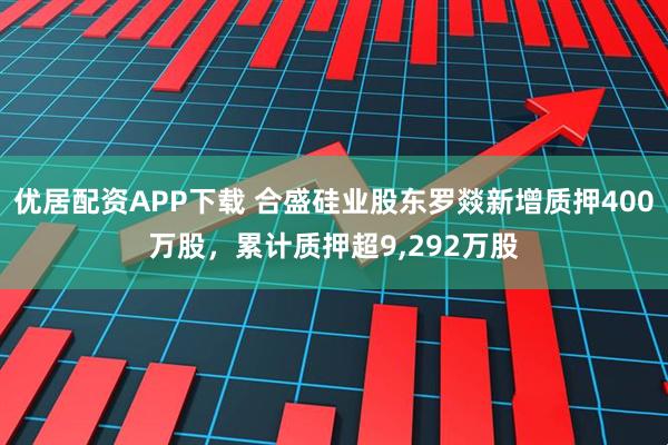 优居配资APP下载 合盛硅业股东罗燚新增质押400万股，累计质押超9,292万股