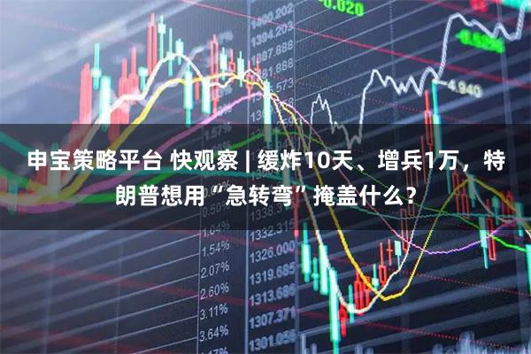 申宝策略平台 快观察 | 缓炸10天、增兵1万,特朗普想用“急转弯”掩盖什么?