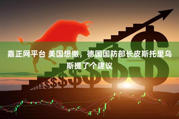 嘉正网平台 美国想撤，德国国防部长皮斯托里乌斯提了个建议